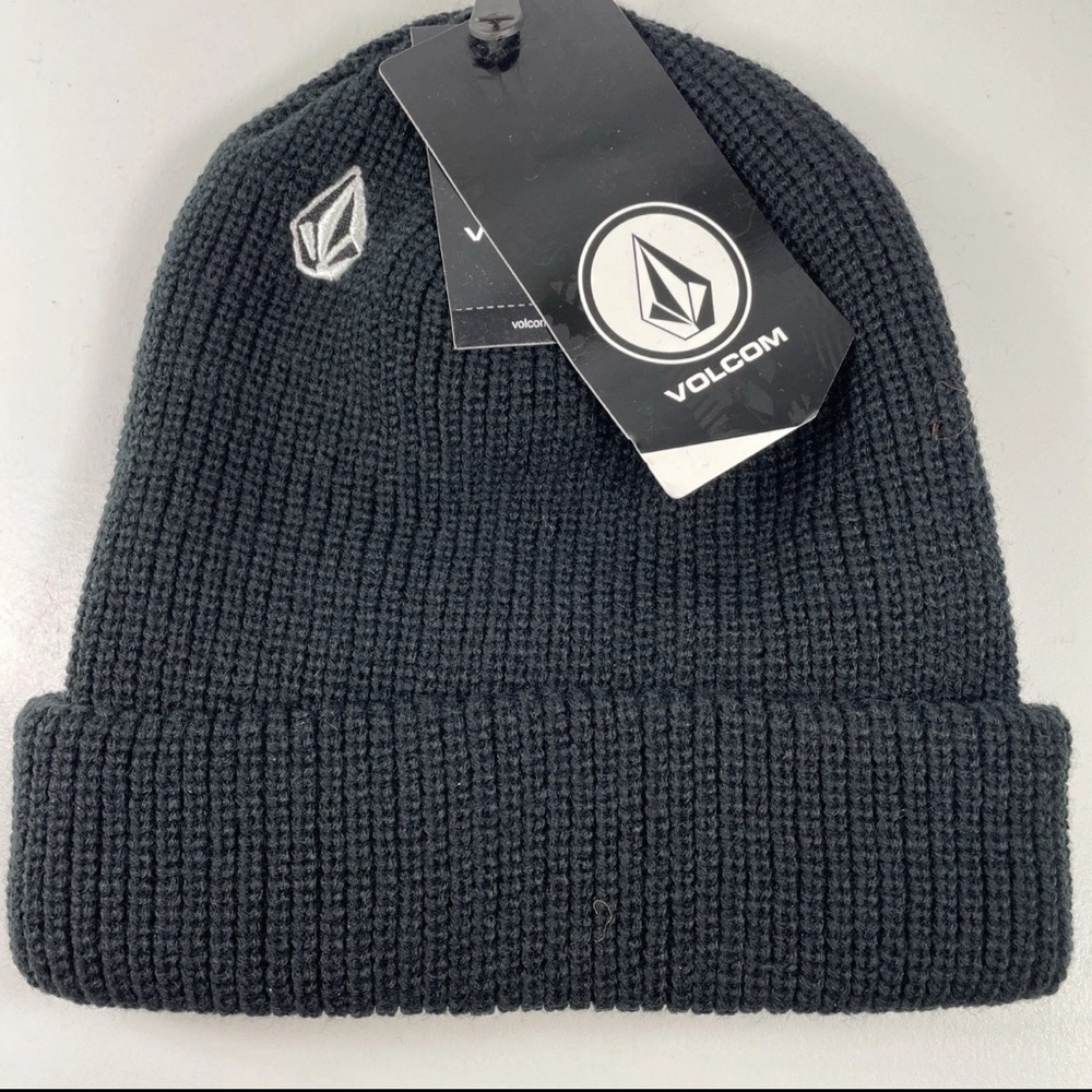 Volcom Black Full Stone Beanie One Size Fall Winter Hat